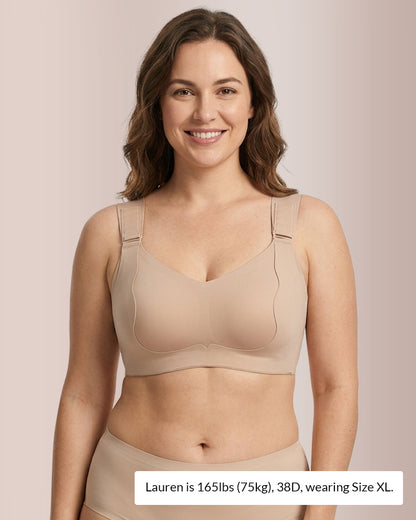 Curvvvy™ Wirefree Adjustable Seamless Minimizer Bra