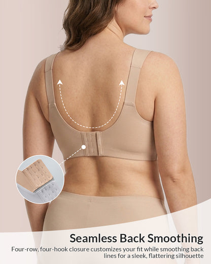 Curvvvy™ Wirefree Adjustable Seamless Minimizer Bra