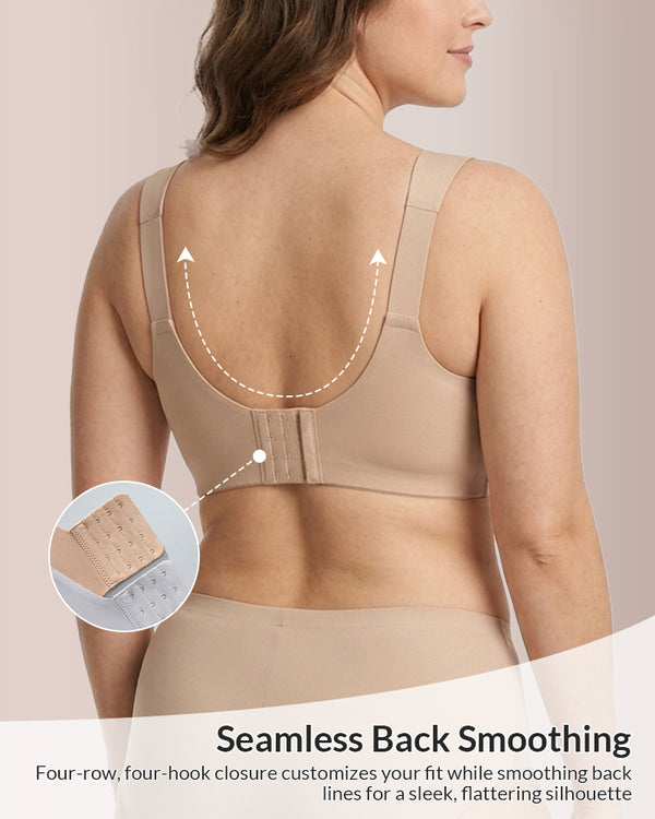 Curvvvy™ Wirefree Adjustable Seamless Minimizer Bra