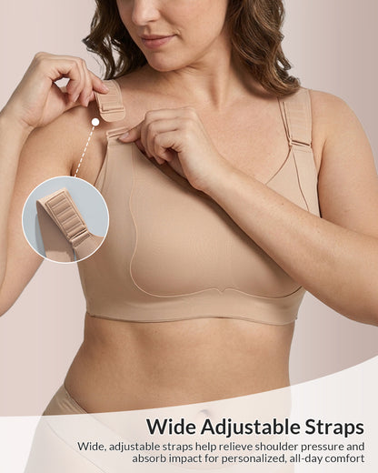 Curvvvy™ Wirefree Adjustable Seamless Minimizer Bra