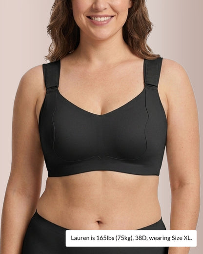 Curvvvy™ Wirefree Adjustable Seamless Minimizer Bra