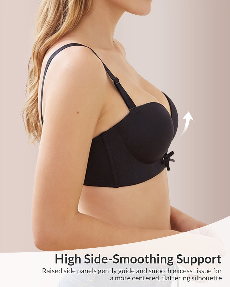 Curvvvy™ Wireless Front-Drawstring Push-Up Bra