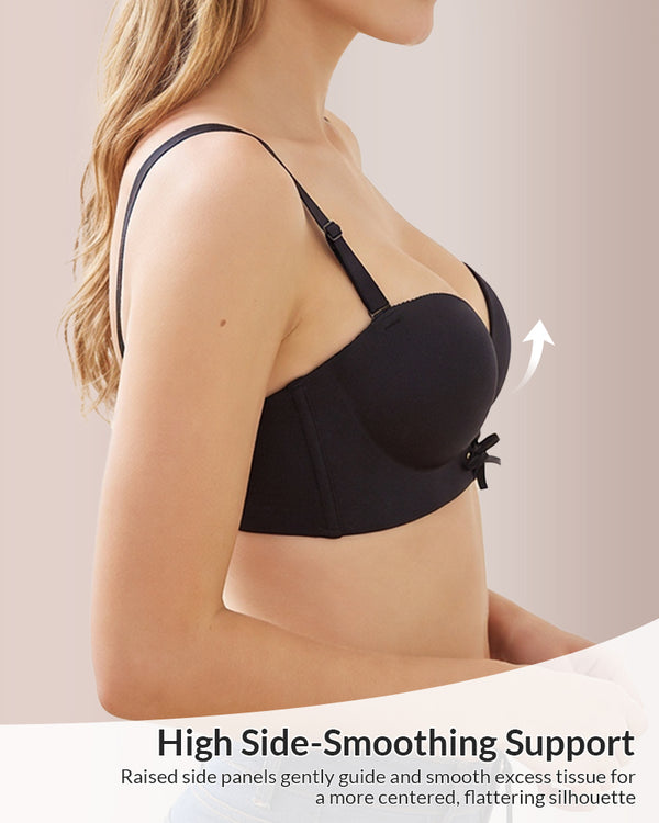 Curvvvy™ Wireless Front-Drawstring Push-Up Bra