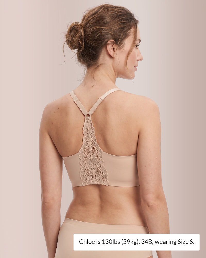 Curvvvy™ Soutien-gorge Confort Sans Couture à Col V Festonné