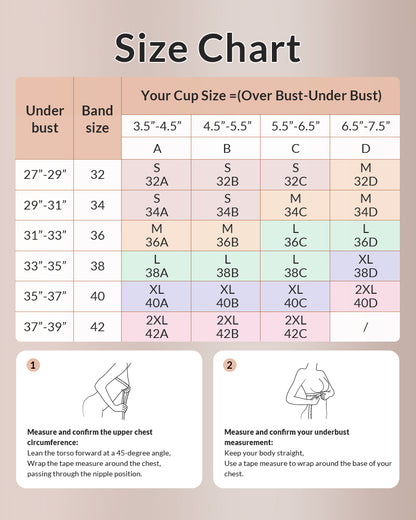 Curvvvy™ Soutien-gorge Confort Sans Couture à Col V Festonné