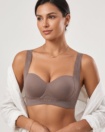 Curvvvy™ Sujetador Push-Up sin Aros con Soporte Lateral y Realce