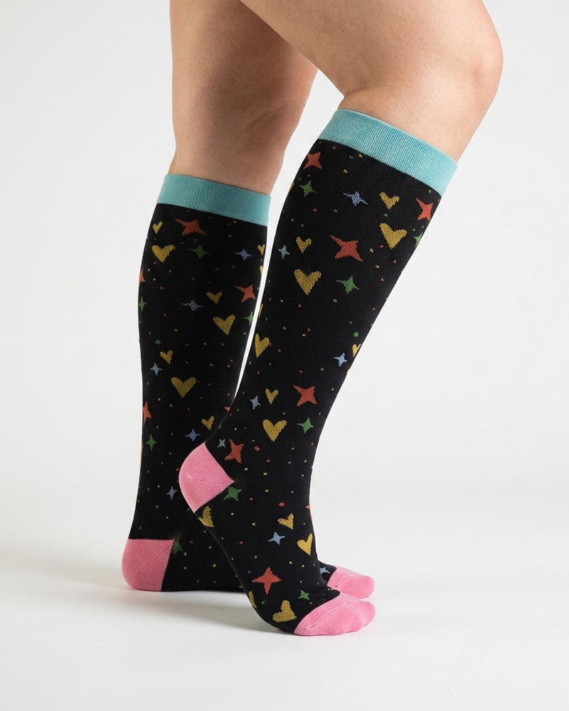 Curvvvy™ Performance Knee-High Compression Socks