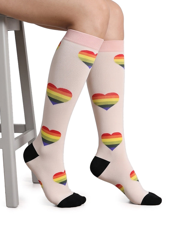 Curvvvy™ Over-the-Knee Compression Sports Socks