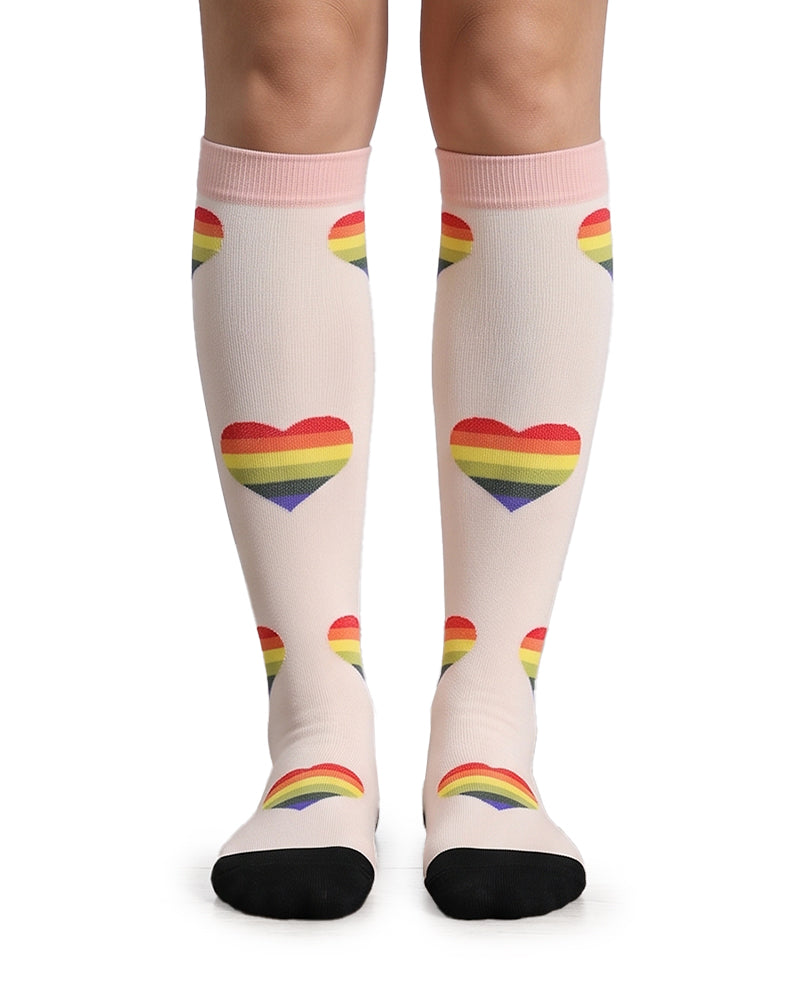 Curvvvy™ Over-the-Knee Compression Sports Socks
