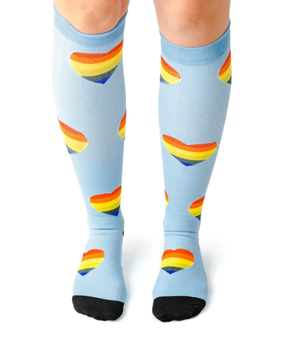 Curvvvy™ Over-the-Knee Compression Sports Socks