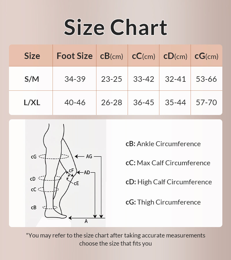 Curvvvy™ Over-the-Knee Compression Sports Socks