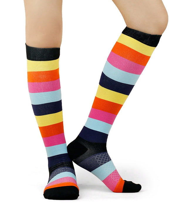 Curvvvy™ Over-the-Knee Compression Sports Socks