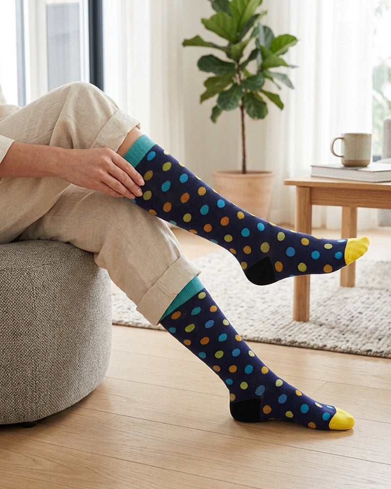 Curvvvy™ Knee-High Compression Sports Socks