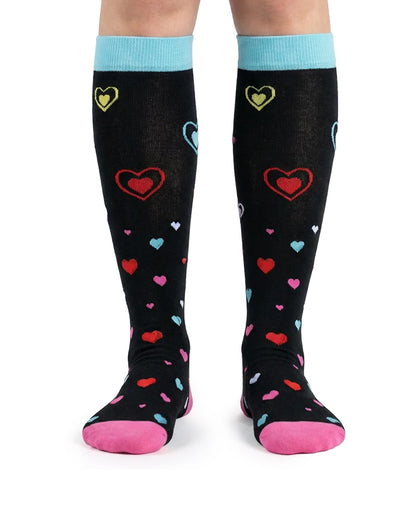 Curvvvy™ Patterned Knee-High Compression Socks