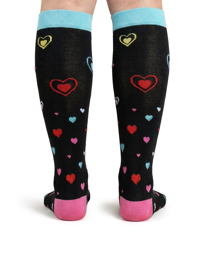 Curvvvy™ Patterned Knee-High Compression Socks