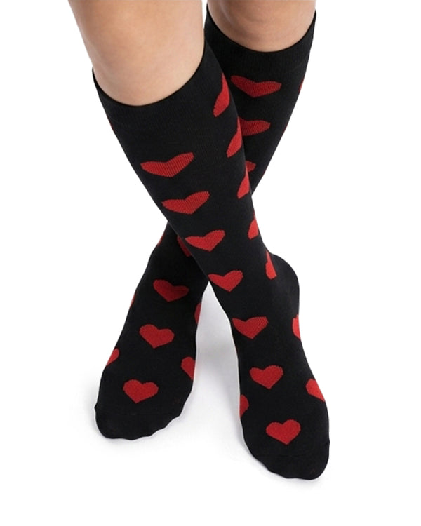 Curvvvy™ Patterned Knee-High Compression Socks