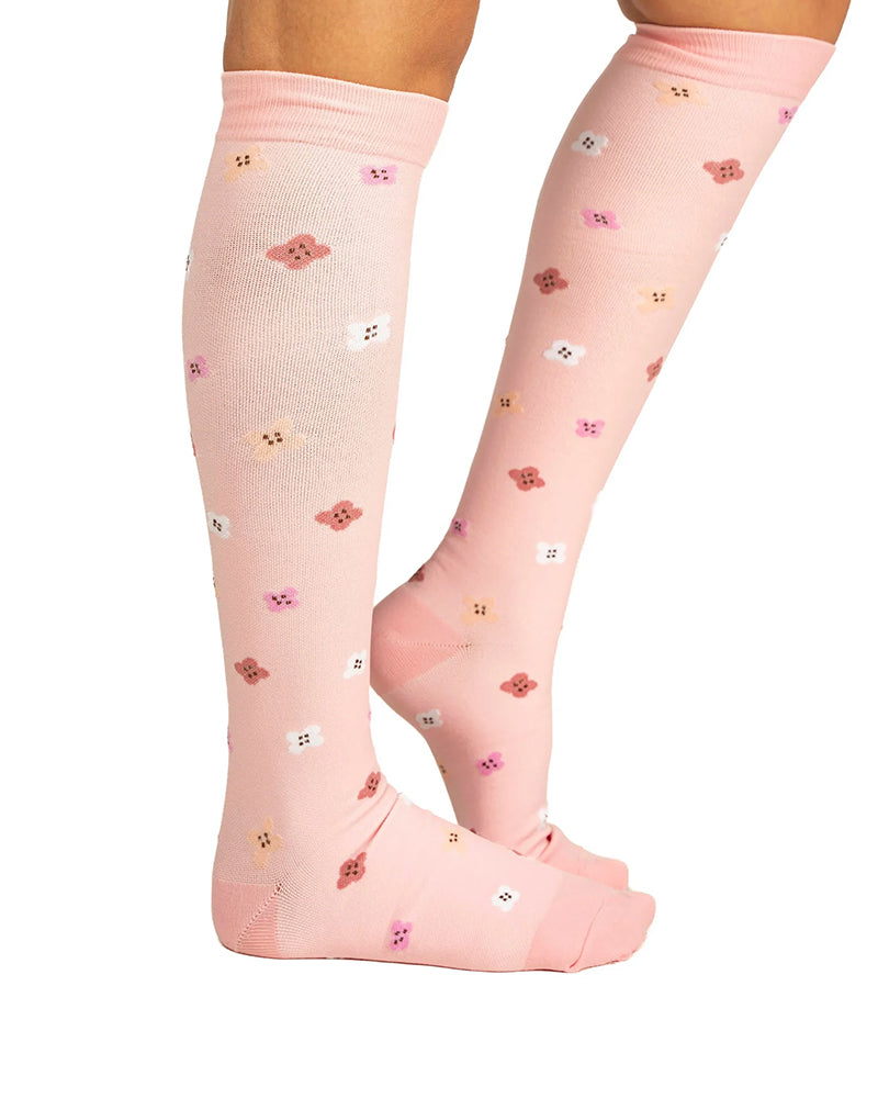 Curvvvy™ Patterned Compression Knee-High Socks