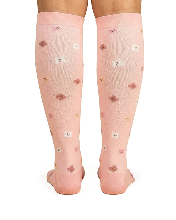 Curvvvy™ Patterned Compression Knee-High Socks