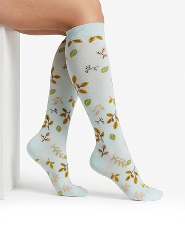 Curvvvy™ Patterned Compression Knee-High Socks
