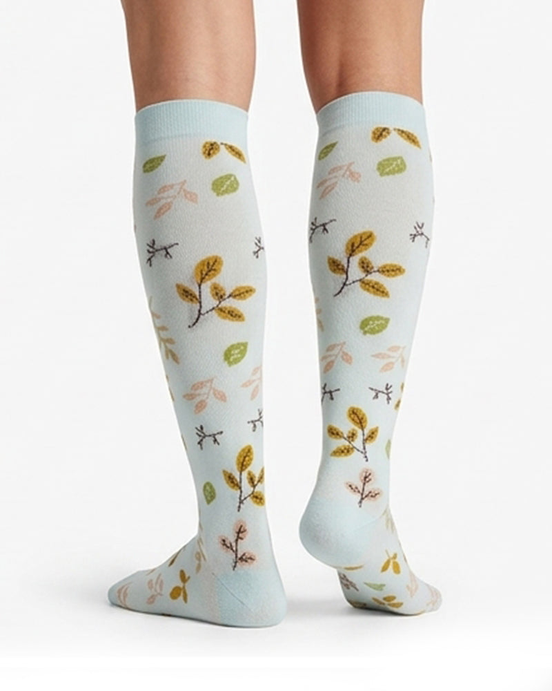 Curvvvy™ Patterned Compression Knee-High Socks