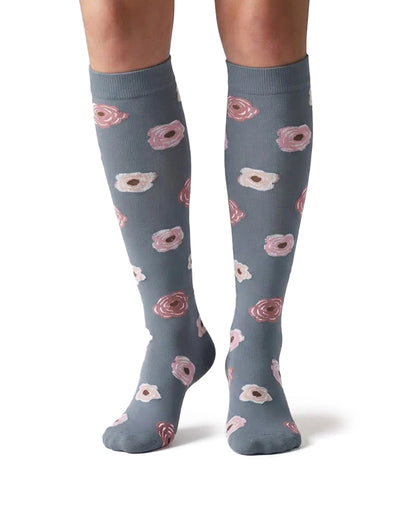 Curvvvy™ Patterned Compression Knee-High Socks