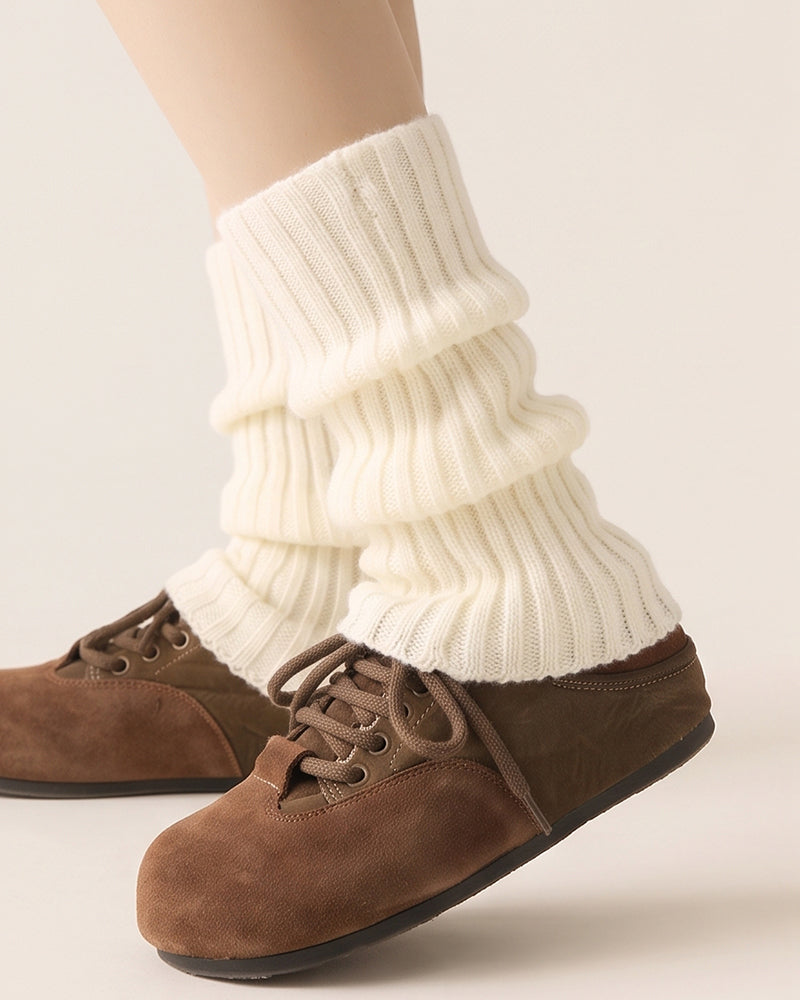 Curvvvy™ Chunky Knit Slouchy Leg Warmer Socks