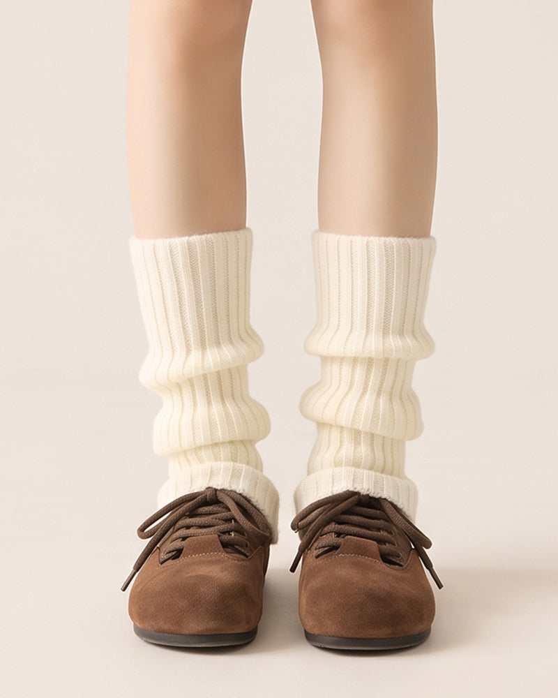Curvvvy™ Chunky Knit Slouchy Leg Warmer Socks