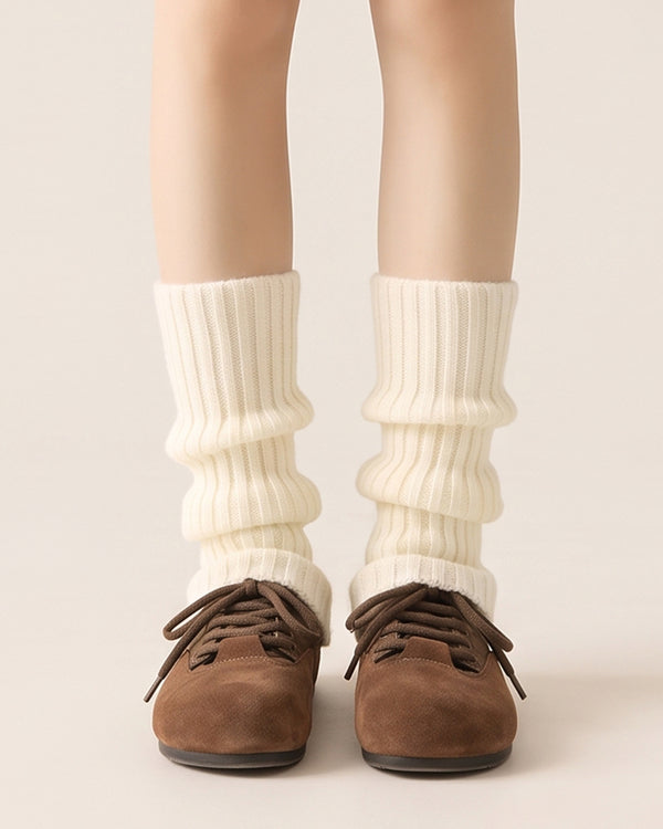 Curvvvy™ Chunky Knit Slouchy Leg Warmer Socks