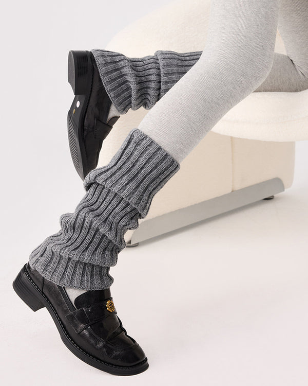 Curvvvy™ Chunky Knit Slouchy Leg Warmer Socks