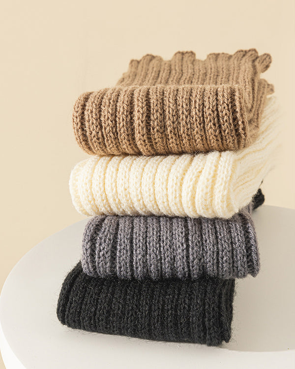 Curvvvy™ Chunky Knit Slouchy Leg Warmer Socks