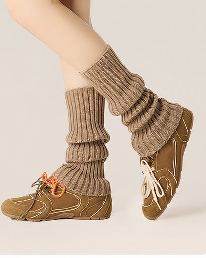 Curvvvy™ Chunky Knit Slouchy Leg Warmer Socks