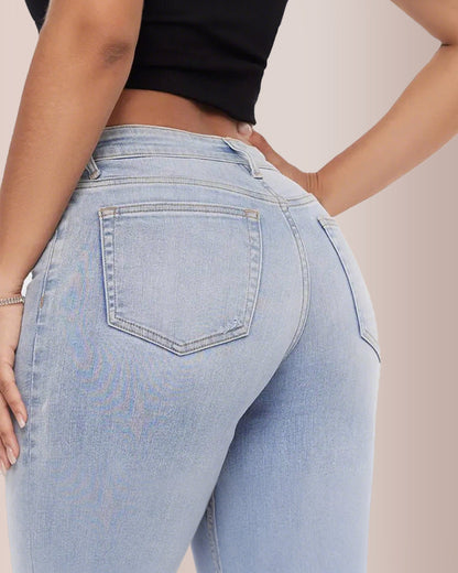 Curvvvy®  Mid-low Rise Baggy Jeans Curvvvy-US
