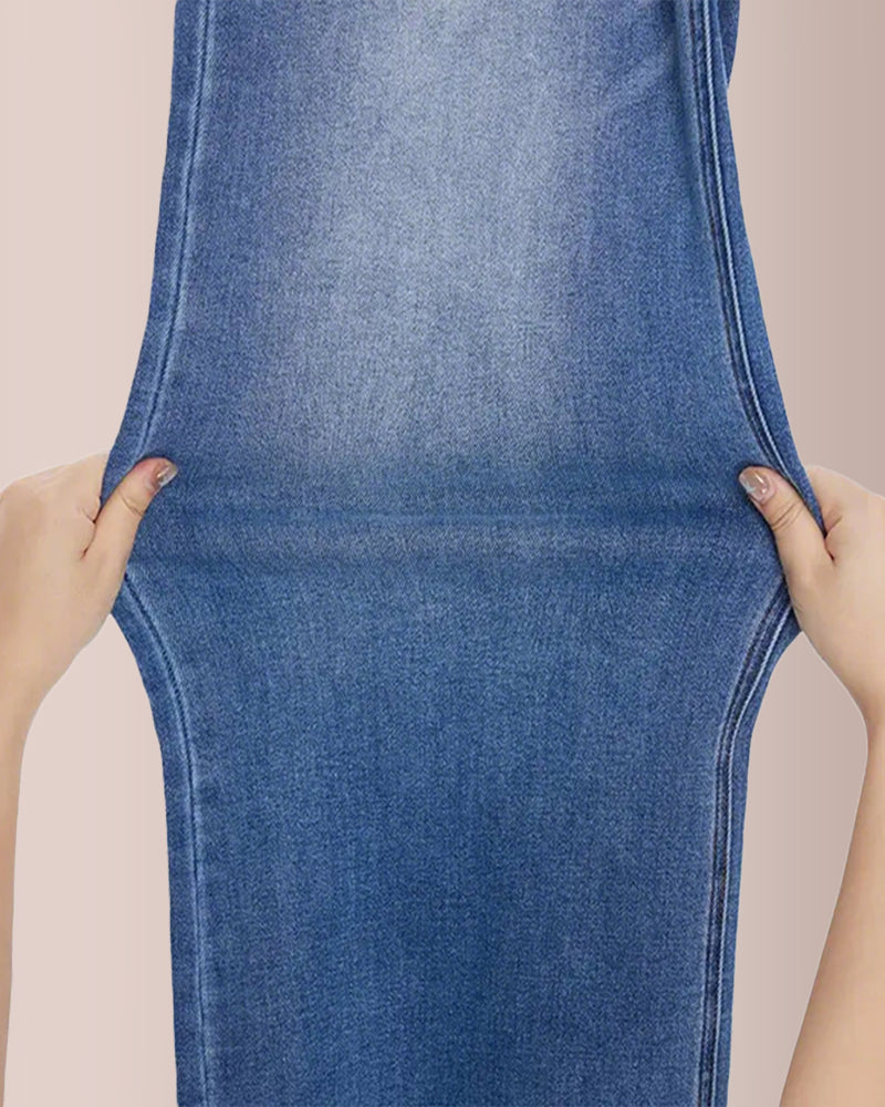 Curvvvy®  Wide Leg High-waisted Stretchy Jeans Curvvvy-US