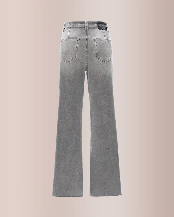 Curvvvy® Stretchy High Waist Wide Leg Jeans Curvvvy-US
