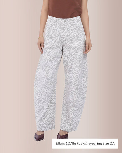 Curvvvy® High Waist Baggy Barrel Leg Jeans Curvvvy-US