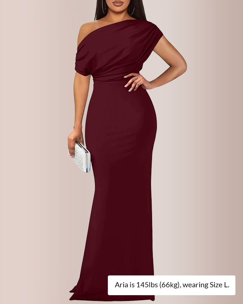 bodycon maxi dress with split Glitter Split Back Bodycon Maxi Dress