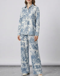Dark Blue Print