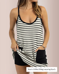 Striped Black