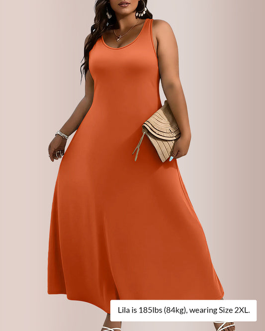 Curvvvy® The Effortless A-Line Maxi Dress - Plus Size