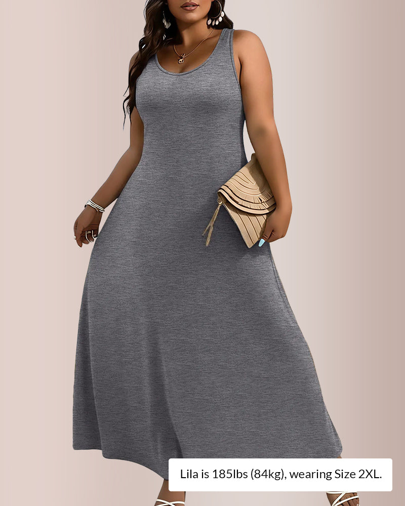 Curvvvy® The Effortless A-Line Maxi Dress - Plus Size