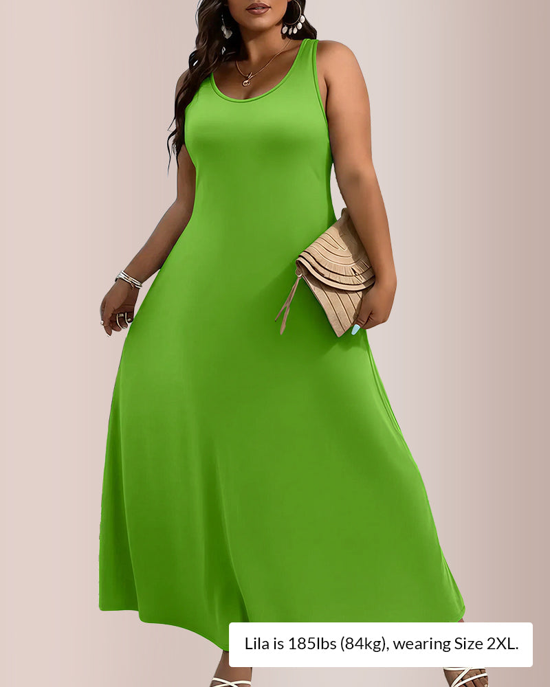 Curvvvy® The Effortless A-Line Maxi Dress - Plus Size