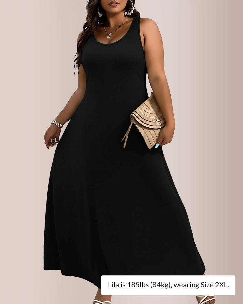 Curvvvy® The Effortless A-Line Maxi Dress - Plus Size
