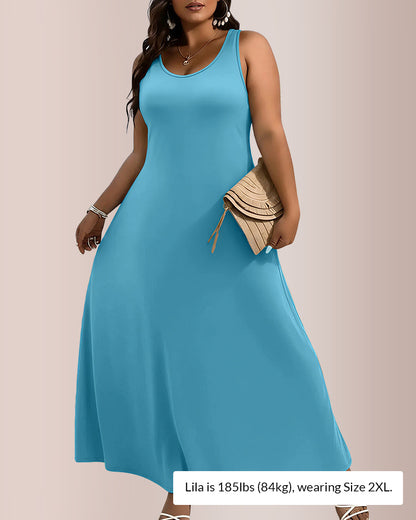 Curvvvy® The Effortless A-Line Maxi Dress - Plus Size