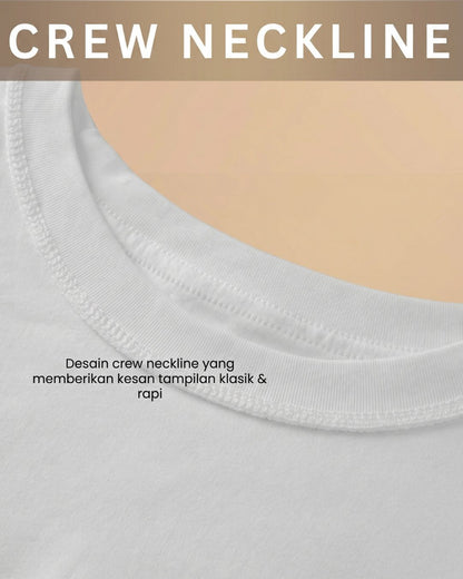 Curvvvy® Crew Neck Cotton Curvey T-shirt