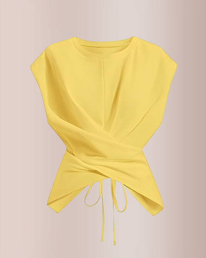 Curvvvy® Criss-Cross Wrap Crop Top