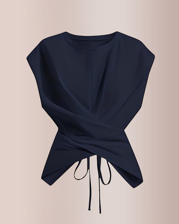 Curvvvy® Criss-Cross Wrap Crop Top