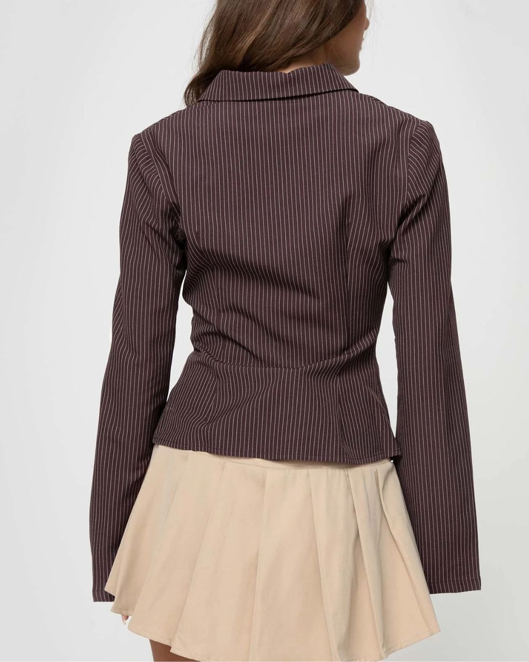 Curvvvy® Princess Polly Anni fitted flare sleeve shirt