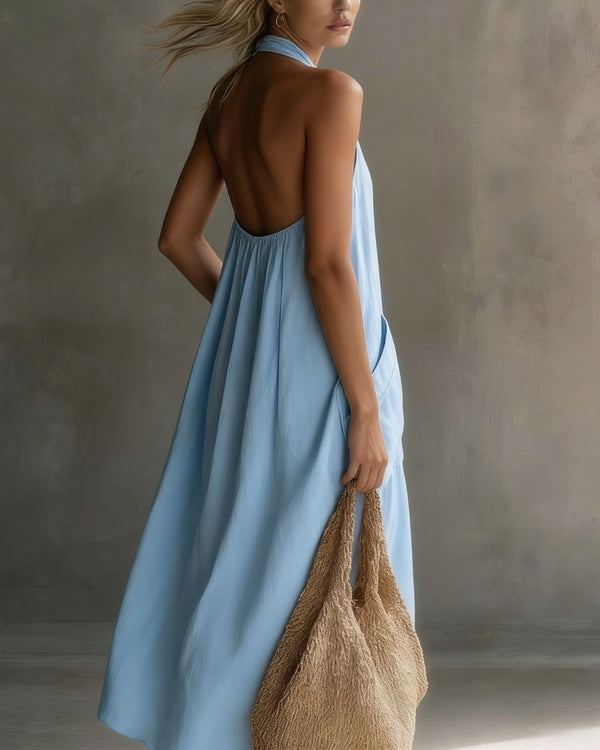 Curvvvy® Halter Maxi Dress