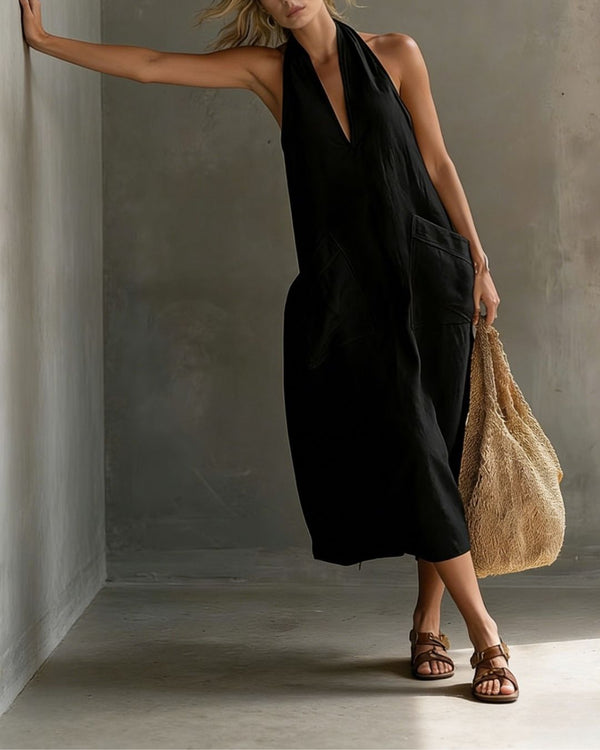 Curvvvy® Halter Maxi Dress