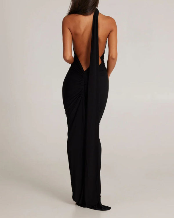 Curvvvy®  Garze Backless Maxi Dress